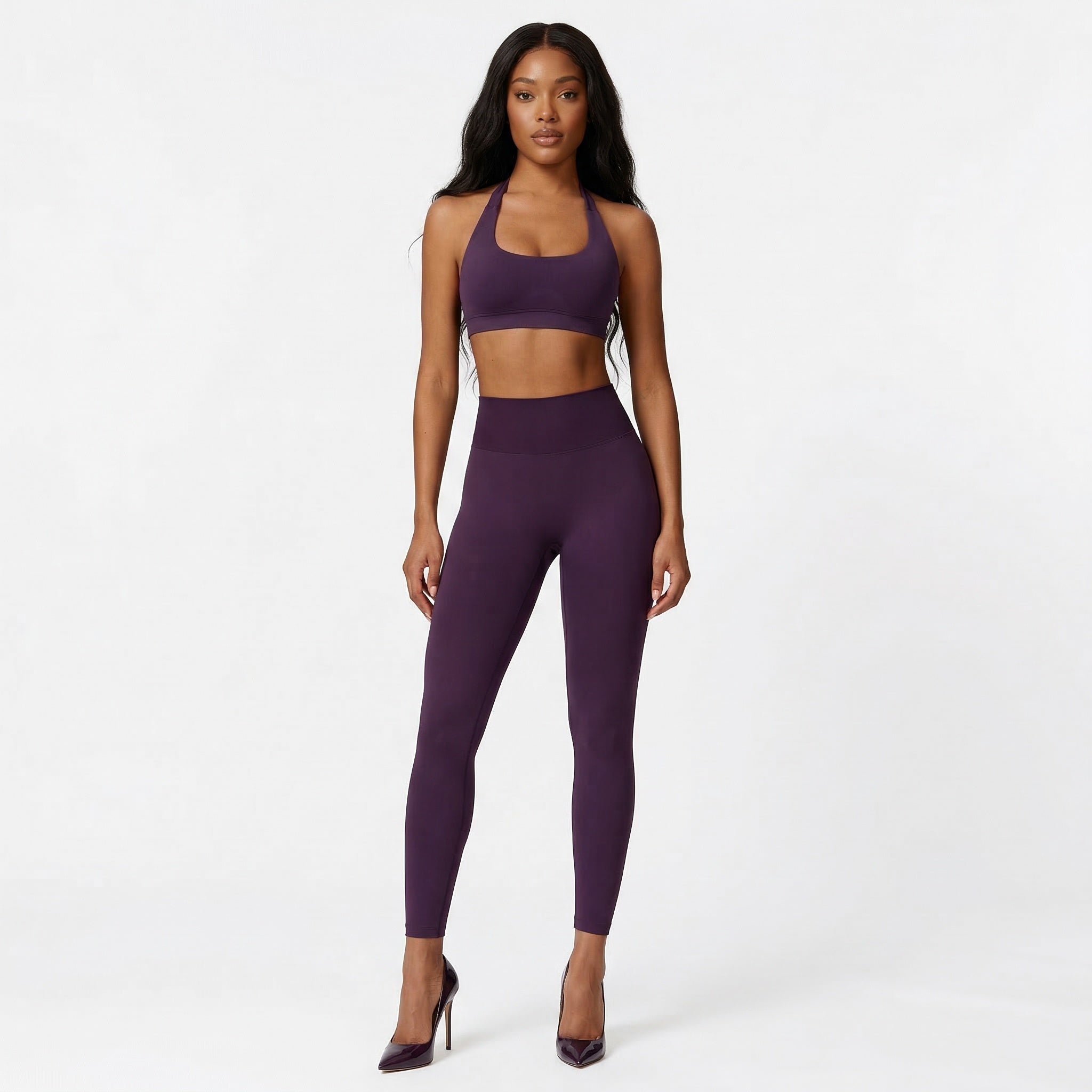 HCRVI | Women’s Slim Fit Athletic Jumpsuit Stretch Comfort Running Suit