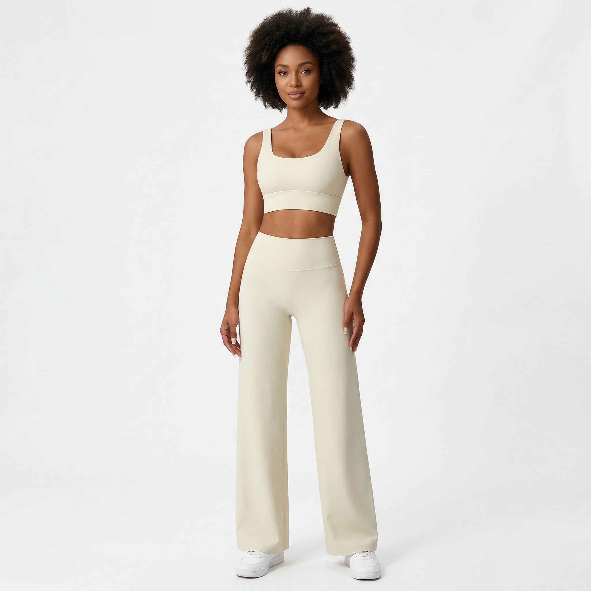 HCRVI | Women’s Slim Fit Yoga Set Racerback Stretch Comfort Gym Outfit