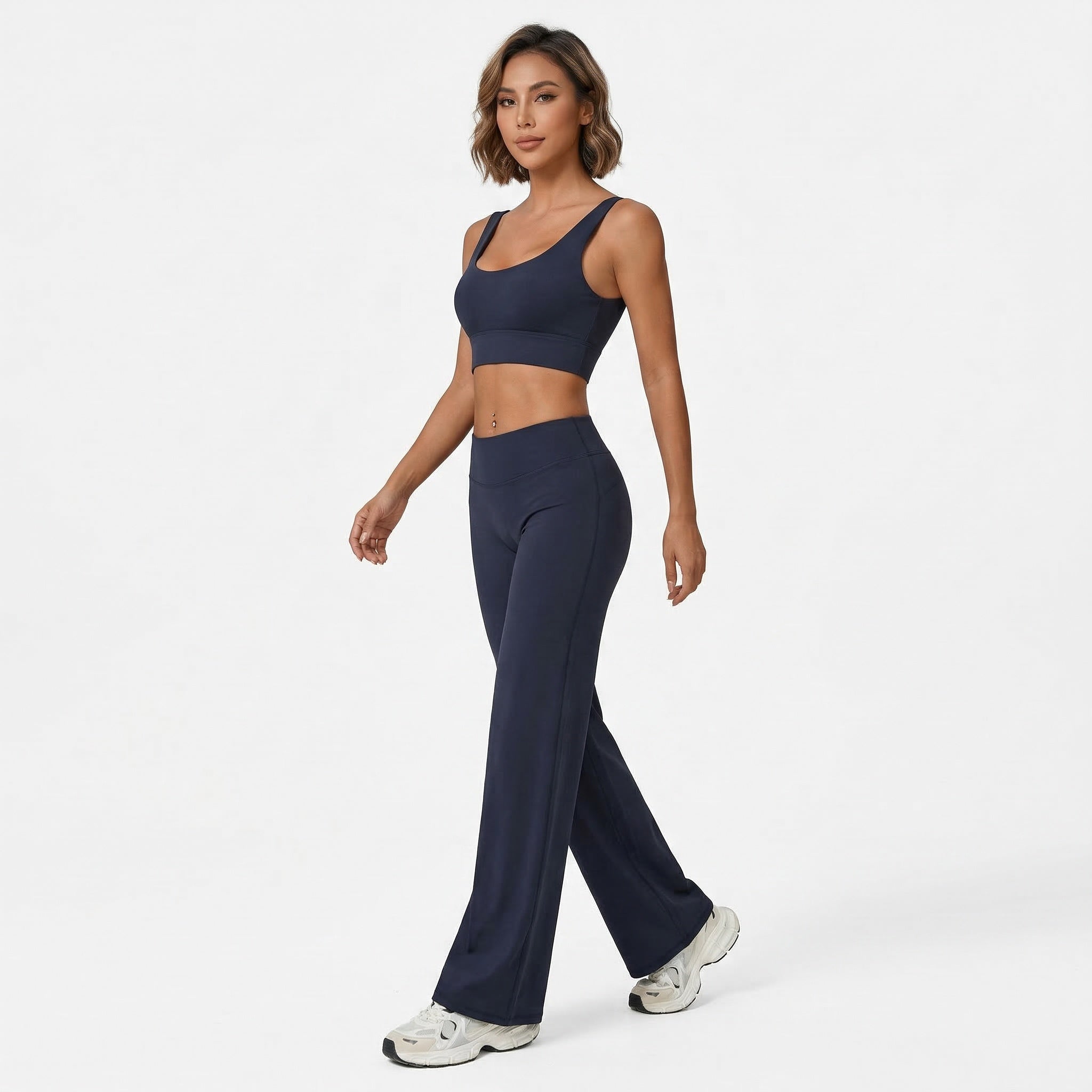 HCRVI | Women’s Slim Fit Yoga Set Racerback Stretch Comfort Gym Outfit