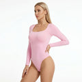 HCRVI | Women’s Square Neck Shapewear Bodysuit Tummy Control Seamless Fit