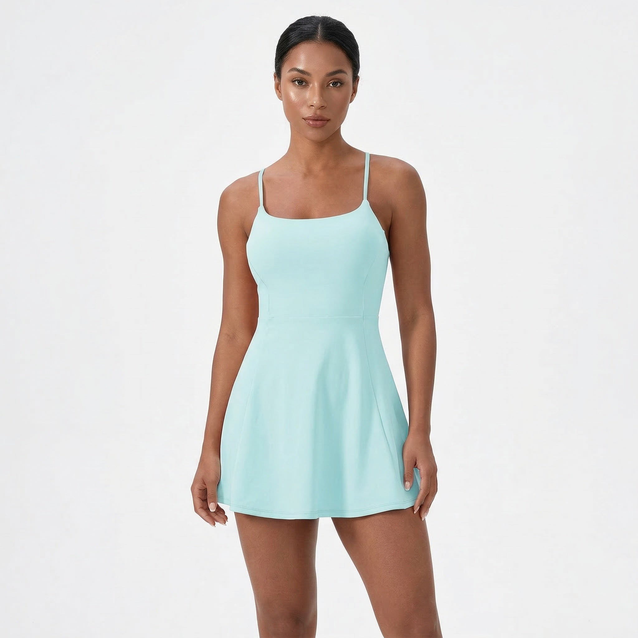 HCRVI | Women’s Tennis Dress with Built In Bra Athletic Slim Fit Outfit